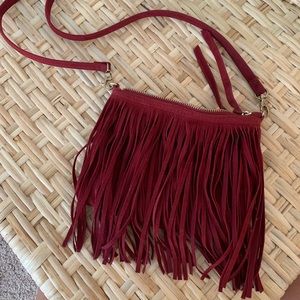 Velvet Tassel Purse